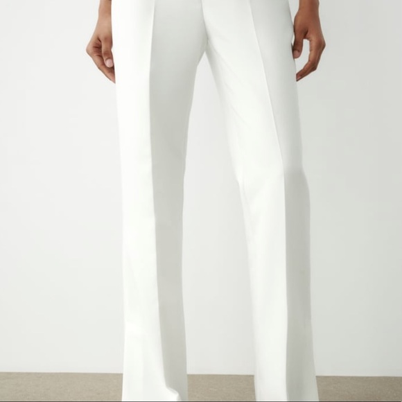 Zara | Pants u0026 Jumpsuits | Zara Straight Slit Pants | Poshmark